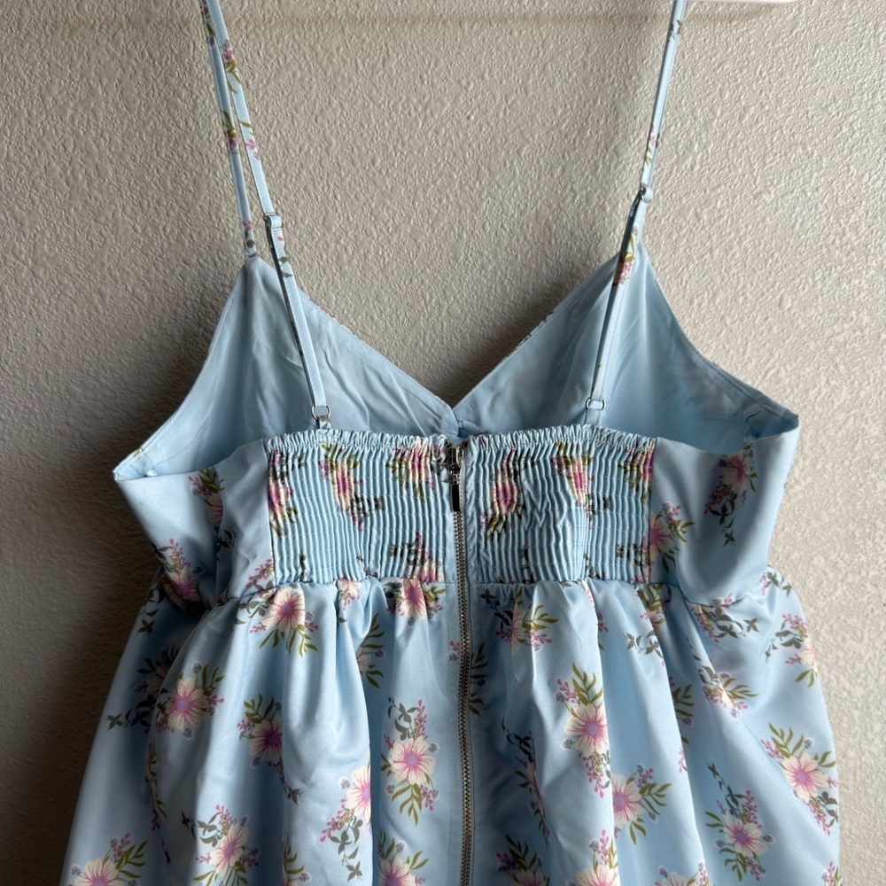 FREE PEOPLE In A Bubble Floral Mini Dress - Picture 9 of 12